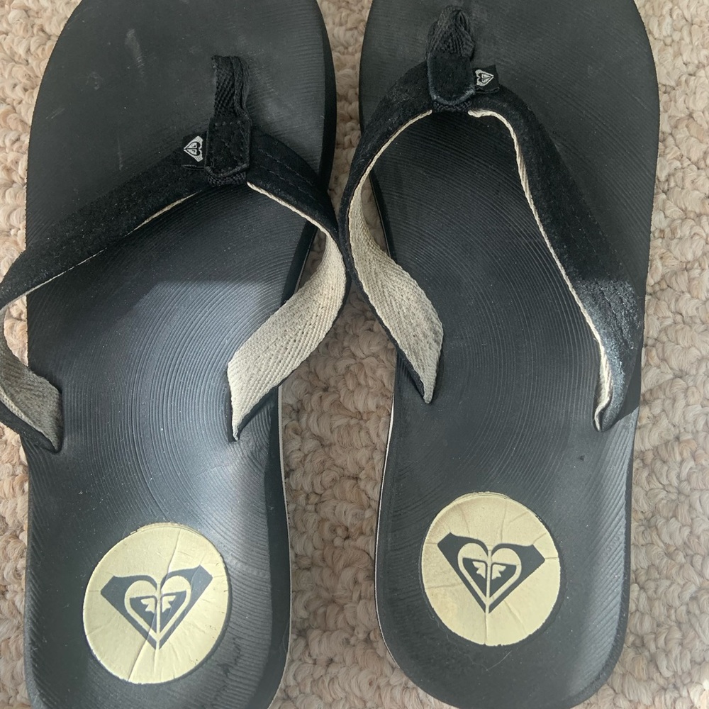 Roxy flip flops Sz 7